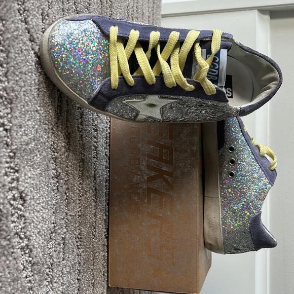 Golden Goose Glitter Superstar Sneakers - Picture 2 of 4